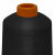 Нитки текстурированные кручёные, намот. 15 000 м, цвет чёрный - купить в Екатеринбурге. Цена: 237.24 руб.