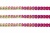 Пайетки "ОмТекс" на нитях, CREAM, 6 мм С / упак.73+/-1м, цв. 89 - розовый - купить в Екатеринбурге. Цена: 468.37 руб.