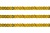 Пайетки "ОмТекс" на нитях, SILVER SHINING, 6 мм F / упак.91+/-1м, цв. 48 - золото - купить в Екатеринбурге. Цена: 356.19 руб.