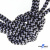 Шнурки #107-16, круглые 130 см, двухцветные цв.серый/чёрный - купить в Екатеринбурге. Цена: 31.89 руб.