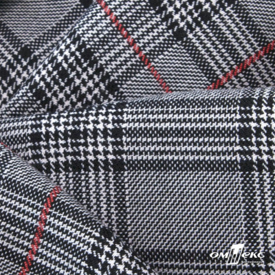 Ткань костюмная "Клер" 80% P, 16% R, 4% S, 200 г/м2, шир.150 см,#10 цв-серый/красный - купить в Екатеринбурге. Цена 412.02 руб.
