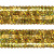 Тесьма с пайетками D16, шир. 20 мм/уп. 25+/-1 м, цвет золото - купить в Екатеринбурге. Цена: 778.19 руб.