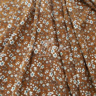Плательная ткань "Фламенко" 11.1, 80 гр/м2, шир.150 см, принт растительный - купить в Екатеринбурге. Цена 239.03 руб.