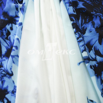 Плательная ткань "Фламенко" 19.1, 80 гр/м2, шир.150 см, принт растительный - купить в Екатеринбурге. Цена 241.49 руб.