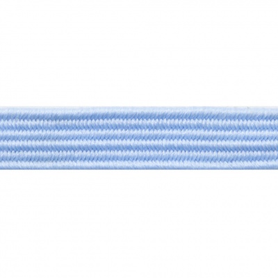 Резиновые нити с текстильным покрытием, шир. 6 мм ( упак.30 м/уп), цв.- 108-голубой - купить в Екатеринбурге. Цена: 155.22 руб.