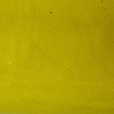 Сетка Глиттер, 24 г/м2, шир.145 см., желтый - купить в Екатеринбурге. Цена 118.43 руб.