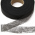 Прокладочная лента (паутинка) DF23, шир. 25 мм (боб. 100 м), цвет чёрный - купить в Екатеринбурге. Цена: 2.10 руб.